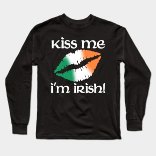 Kiss me I'm Irish Long Sleeve T-Shirt